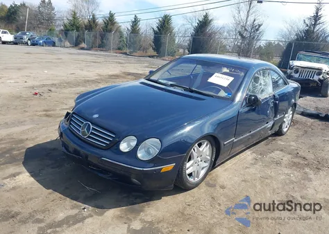 2002 Mercedes-Benz Cl 500 из США, поврежденный, VIN WDBPJ75J82A030901